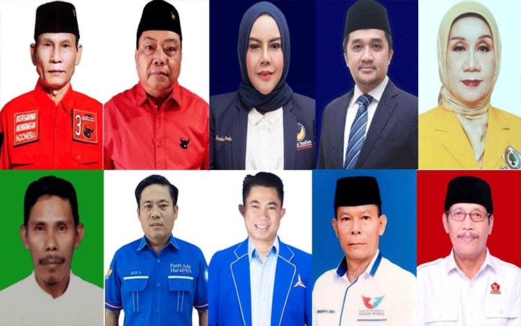 10 Penghuni Dapil I DPRD Kalteng Versi Demokrat, Ada Agus Pramono Mantan Kadis Kebangpol Kalteng