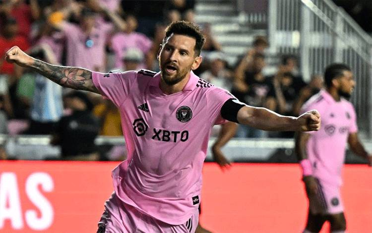 Messi Cetak Gol Saat Inter Miami Lolos ke 16 Besar CONCACAF Champions