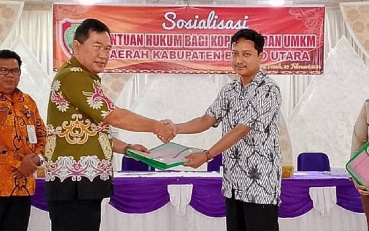 Dinas Koperasi UKM Kalteng Fasilitas Bantuan Hukum bagi UMKM !?