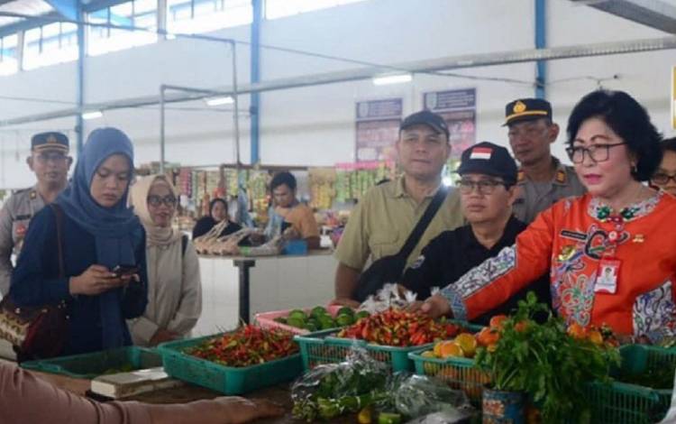 Pj Bupati Lamandau Pantau Harga Kebutuhan Pokok  ?