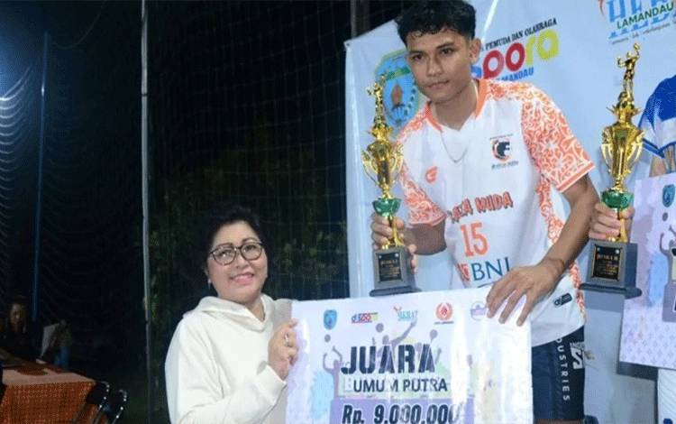 Turnamen Bola Voli Bupati Lamandau Cup III Ajang Jaring Bibit Atlet