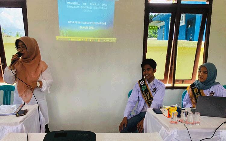Dinas P3APPKB Kapuas Sosialisasi Program GenRe di Kecamatan Kapuas Hilir