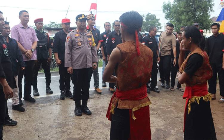 Kapolres Seruyan Bangun Sinergi Bersama Batamad Zona Seruyan Hilir Timur