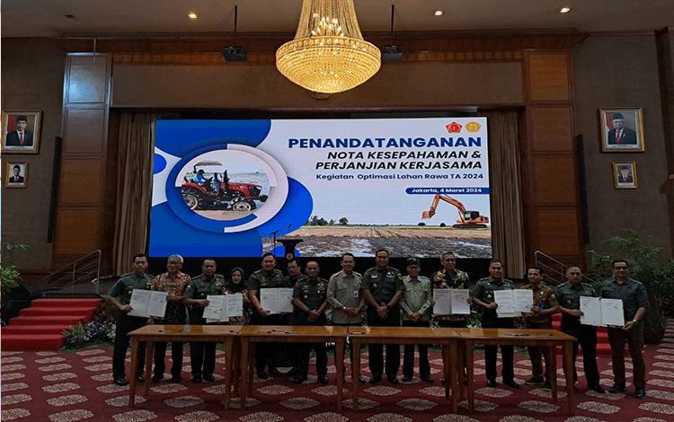 Dinas TPHP Optimistis Penataan Sistem Tata Air Dapat Optimalkan Penggunaan Lahan Rawa