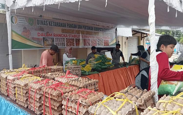 Diskeptan Sukamara Gelar Pasar Penyeimbang