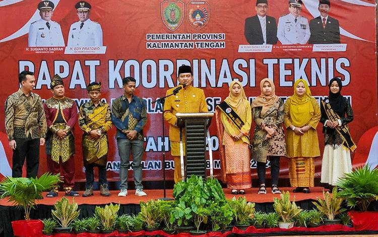 Pj Bupati Kobar Hadiri Rakornispora se-Kalteng Guna Saling Dukung Kepemudaan dan Olahraga Isen Mulang