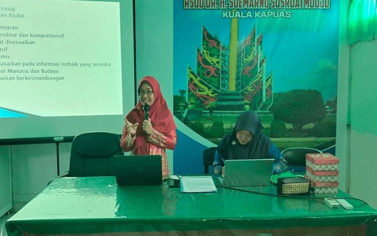 Jajaran Direksi RSUD Kapuas Disosialisasikan Manajemen Resiko