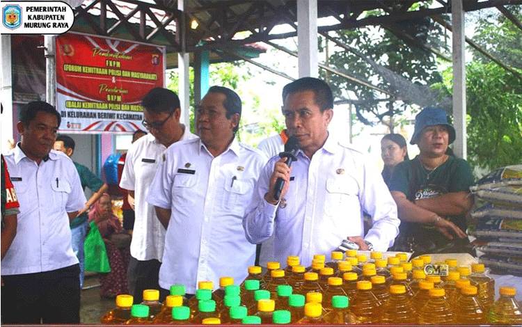 Pj Bupati Murung Raya Diskon Harga pada Gerakan Pangan Murah