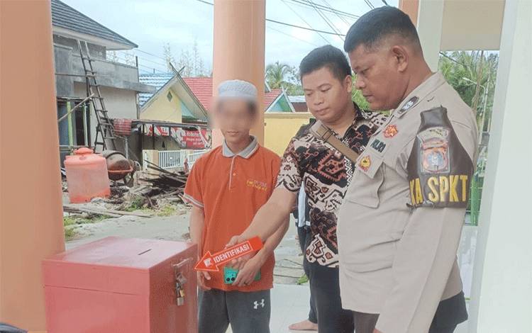 Polresta Palangka Raya Investigasi Pencurian Kotak Amal Masjid Nurul Ikhwan