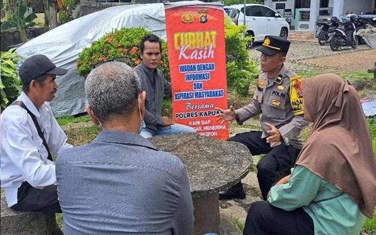 Program Minggu Kasih, Polres Kapuas Silaturahmi Dengan Warga