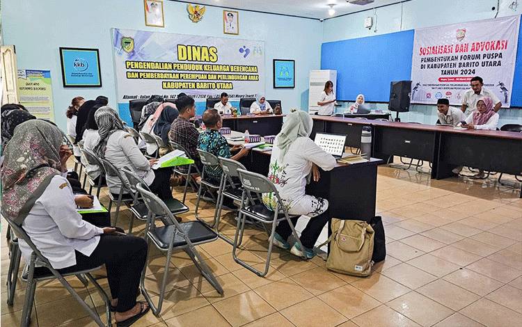 Dinas P3APPKB Kalteng Advokasi Forum PUSPA