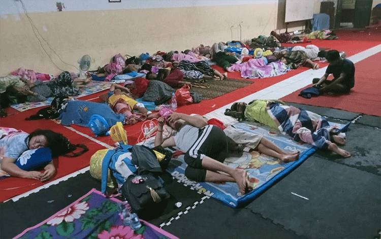 Banjir di Palangka Raya Membuat 502 Warga Mengungsi