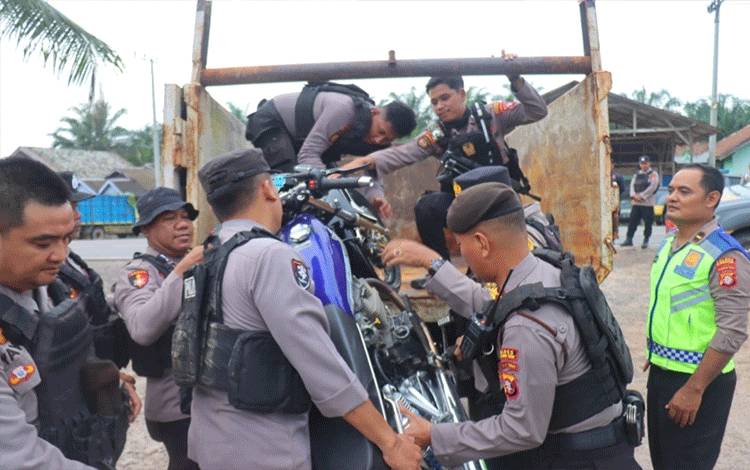 Polres Kobar Gencarkan Razia Balapan Liar dan Petasan