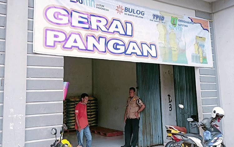 Pemkab Barito Timur dan Bulog Buka Gerai Pangan di Pasar Tamiang Layang