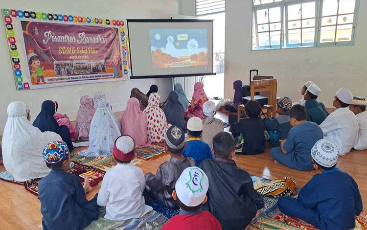 Isi Kegiatan di Bulan Puasa, Murid SDN 6 Selat Hilir Antusias Ikuti Pesantren Ramadan?