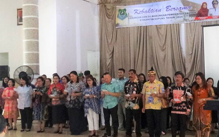 Pemkab Kapuas Kembali Gelar Ibadah Kebaktian Bersama