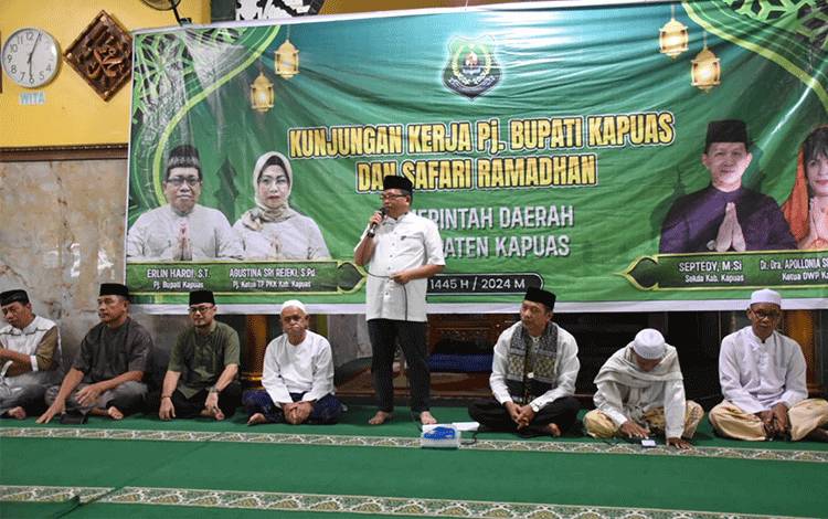 Ini Pesan Pj Bupati Kapuas saat Safari Ramadan di Kapuas Timur