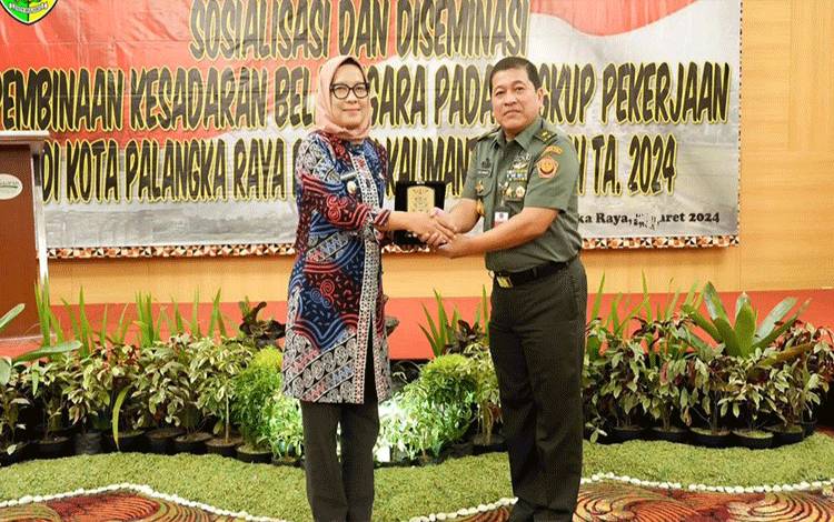 Pj Wali Kota Palangka Raya Ingin Kemenhan RI Lanjutkan Sosialisasi Bela Negara di Lingkup Permukiman