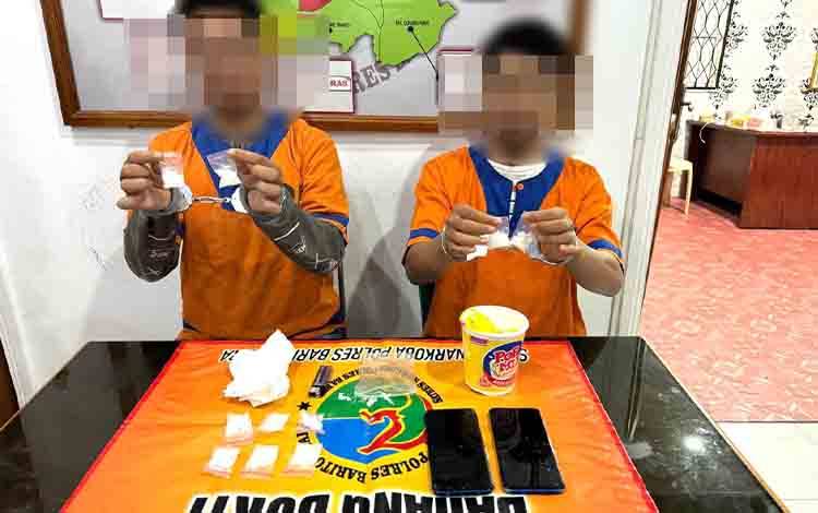 Dua Pengedar Sabu di Barito Utara Ditangkap Polisi di Eks Bandara Lama