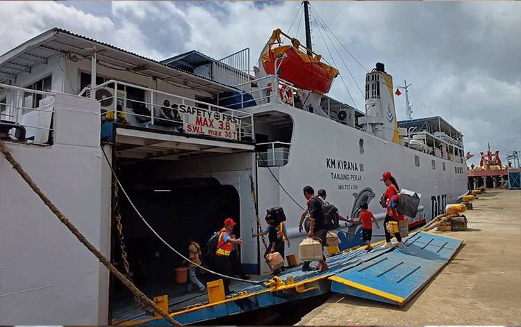 2.199 Pemudik Tinggalkan Kotim Melalui Pelabuhan Sampit