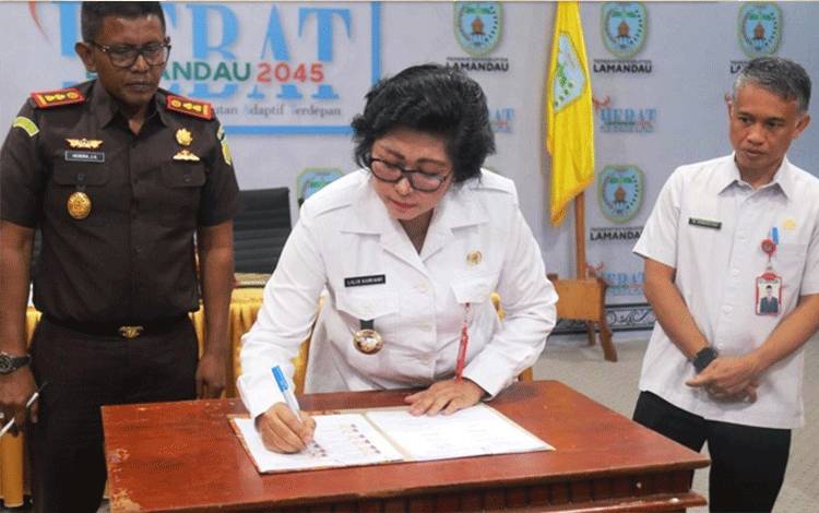Pemkab Lamandau Komitmen Tingkatkan Mutu Mall Pelayanan Publik