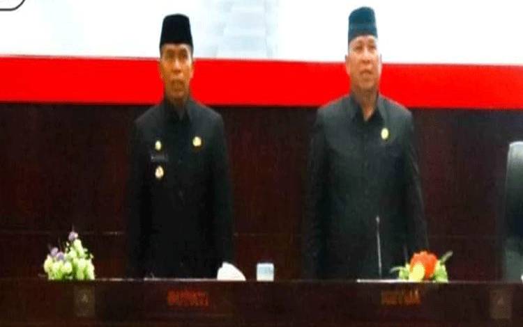 DPRD Murung Raya Rapat Paripurna Penyampaian Pendapat Daerah terhadap Inisiatif Dewan