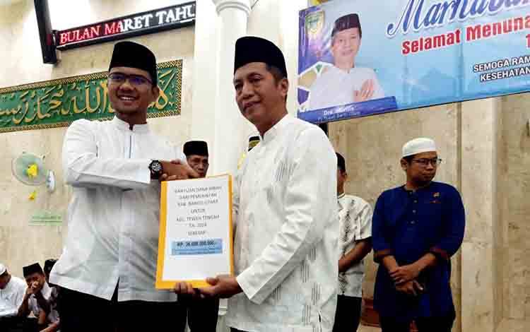 Kecamatan Teweh Tengah Mendapatkan Alokasi Dana Hibah Rp 36,688 Miliar