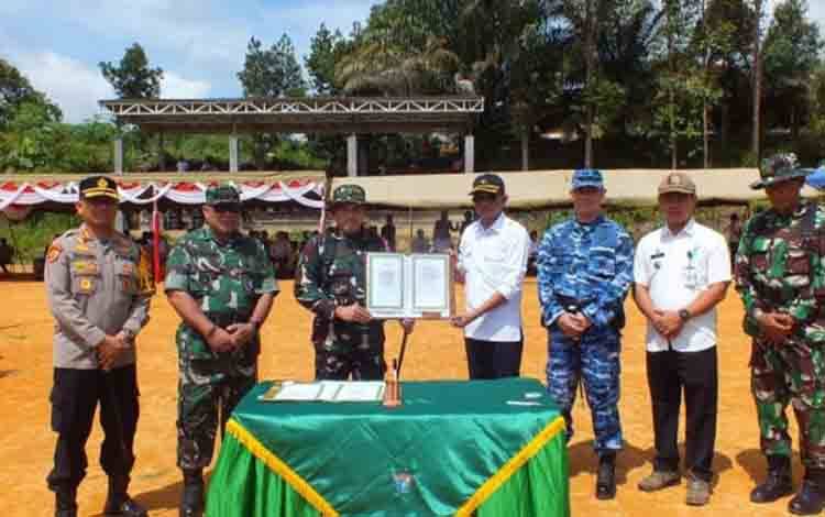 Pemkab Kobar Apresiasi Kodim 1014/Pbn Sukses Gelar TMMD Imbangan ke-199 di Desa Riam?