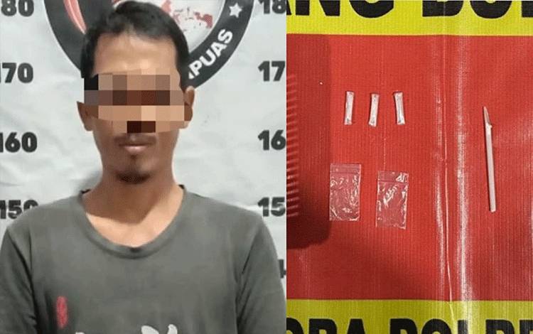Pria 42 Tahun Diringkus Satresnarkoba Polres Kapuas Karena Jadi Budak Sabu