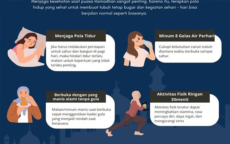 Tips Menjaga Kesehatan Selama Ramadan Versi Diskominfo Palangka Raya