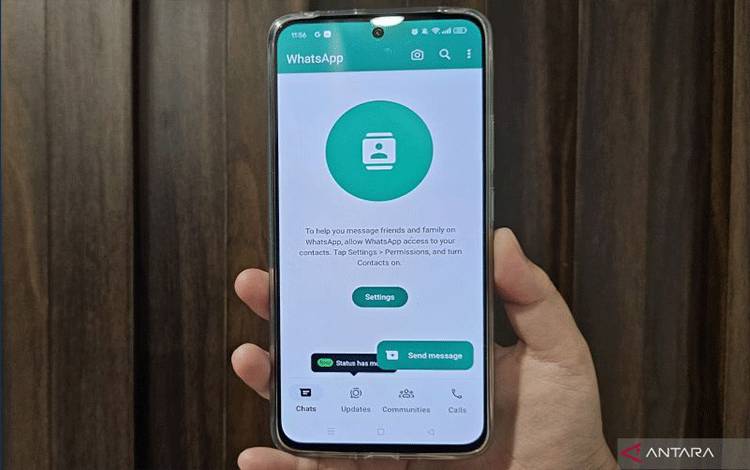 Perubahan Tampilan Utama Menu WhatsApp di Bawah, Tiba di Indonesia