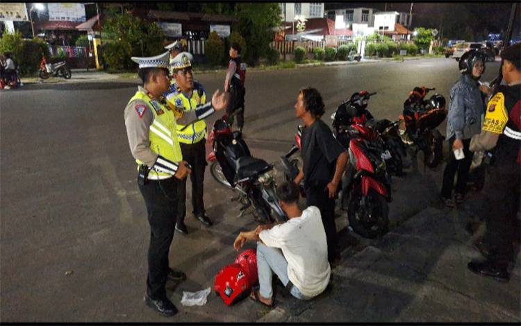 Patroli Gabungan Polres Kotim Sasar Balapan Liar, Puluhan Kendaraan Diamankan