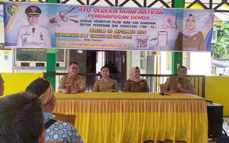 BPPRD Palangka Raya Serahkan SPPT PBB-P2 melalui Kerja Sama Kelurahan dan Ketua RT