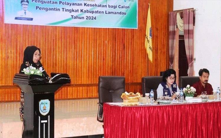 Dinkes Lamandau Gelar Pertemuan Penguatan Pelayanan Kesehatan Bagi Catin
