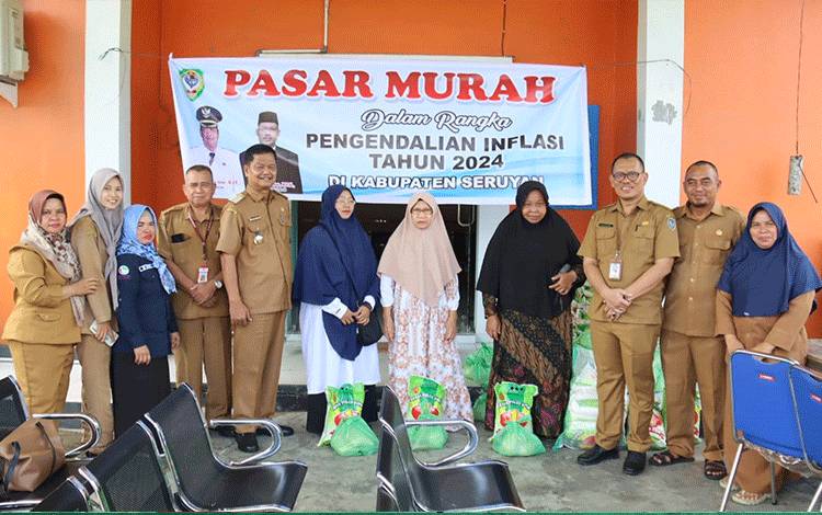 Pemkab Seruyan Gelar Pasar Murah untuk Kendalikan Inflasi