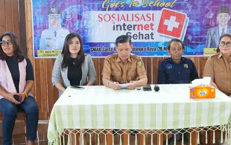 Diskominfo Palangka Raya Edukasi Internet Sehat untuk Pelajar