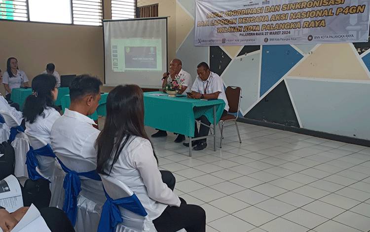 BNNK Palangka Raya Mengadakan Rapat Koordinasi untuk P4GN