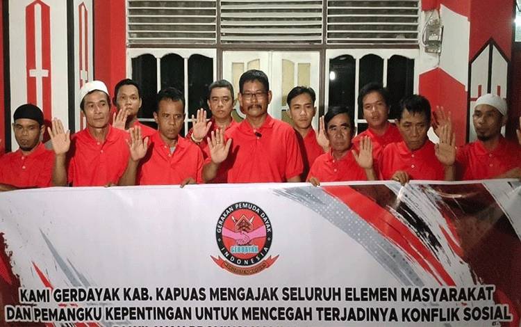 Gerdayak Kapuas Ajak Seluruh Elemen Masyarakat Cegah Konflik Sosial