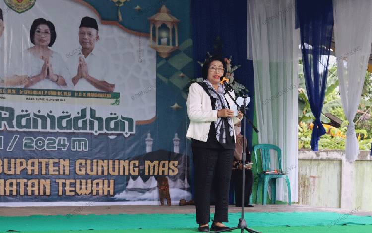 Wakil Bupati Gunung Mas Laksanakan Safari Ramadan di Kecamatan Tewah