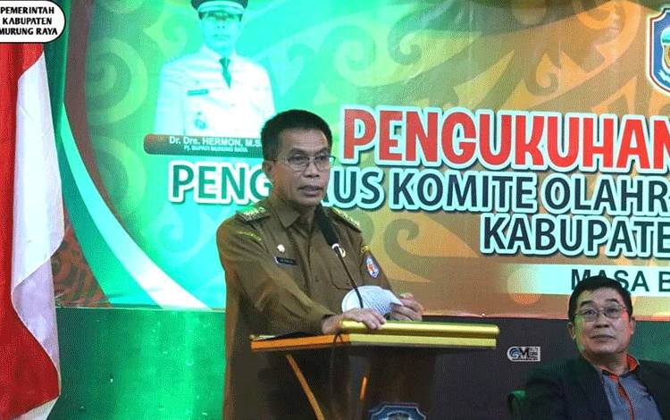 Pj Bupati Mura?Harapkan Pengurus KONI Dorong Kemajuan Olahraga
