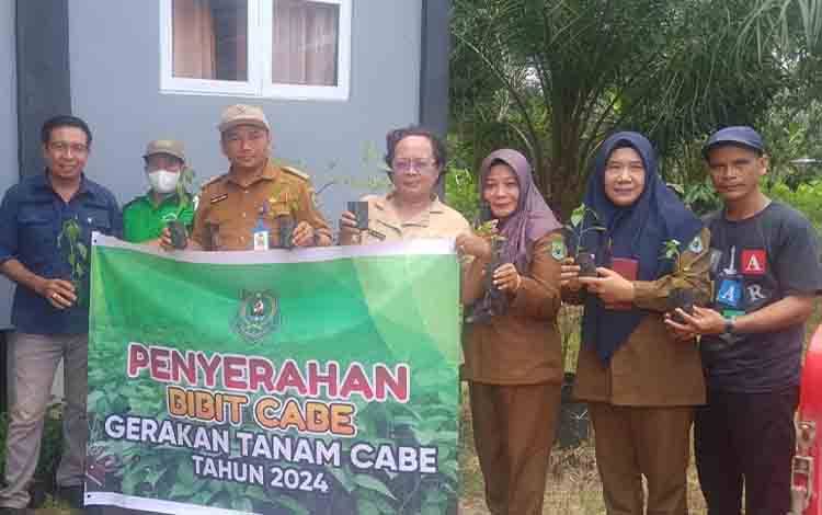 Pemerintah Kelurahan Selat Utara Dukung Gerakan Tanam Cabai