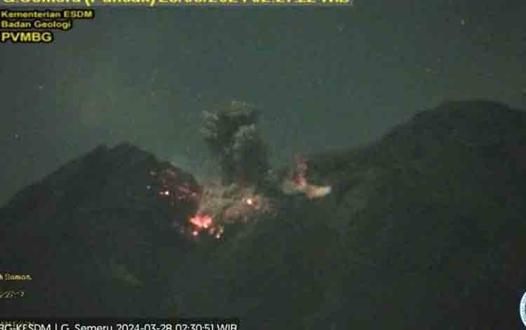 Badan Geologi Paparkan Kondisi Gunung Semeru Setelah Erupsi