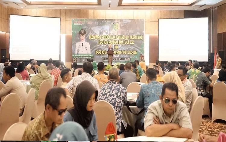 Rencana Pembangunan di Palangka Raya 2025-2045 Disusun Secara Holistik