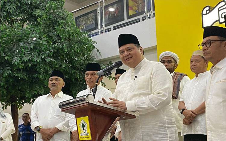Airlangga Belum Bisa Pastikan Hadir ke MK Sebagai Saksi Sidang PHPU