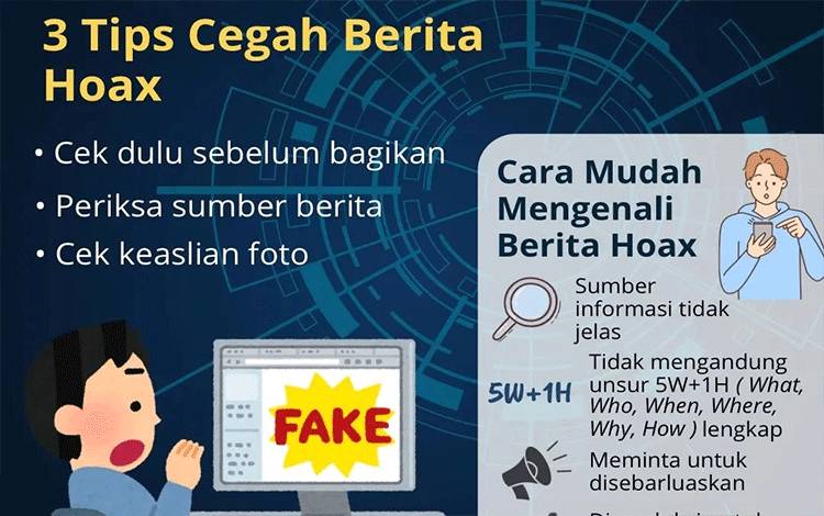 Kepala Diskominfo SP Palangka Raya Bagikan Tiga Tips Cegah Berita Hoaks