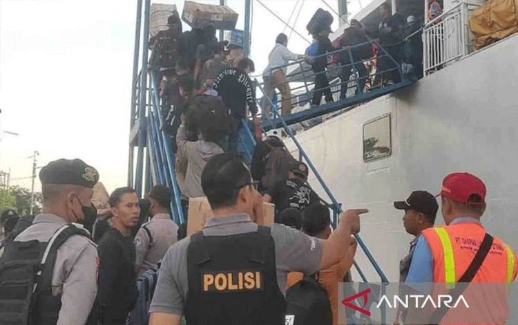 Pengamanan Pelabuhan Sampit Selama Arus Mudik Lebaran Ditingkatkan