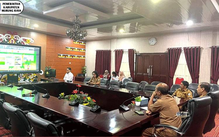Pemkab Murung Raya Ikuti Rakor Pengendalian Inflasi Daerah 2024