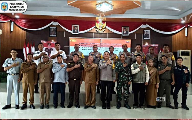 Rakor Lintas Sektoral Operasi Ketupat Telabang 2024 di Murung Raya