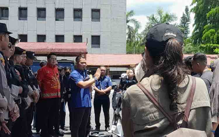 Mahasiswa Demo di Kantor Disdik Kalteng, Tuntut Pencairan Beasiswa TABE
