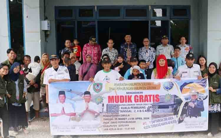 Pj Bupati Seruyan Lepas Mudik Gratis